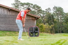 Pure2Improve Golf Trainings-Rebounder Chipping Net schwarz/rot 88x82x80cm