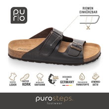 Purosteps Sandale Vigo Eco (Leder) mokka/braun Herren
