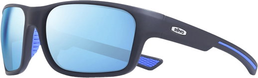 REVO Sonnenbrille Pointe Polarisiert (Glasfarbe: Blue Water) schwarz matt - 1 Brille