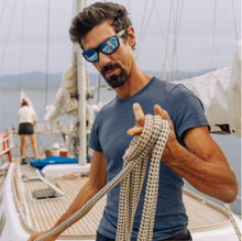 REVO Sonnenbrille Pointe Polarisiert (Glasfarbe: Blue Water) schwarz matt - 1 Brille