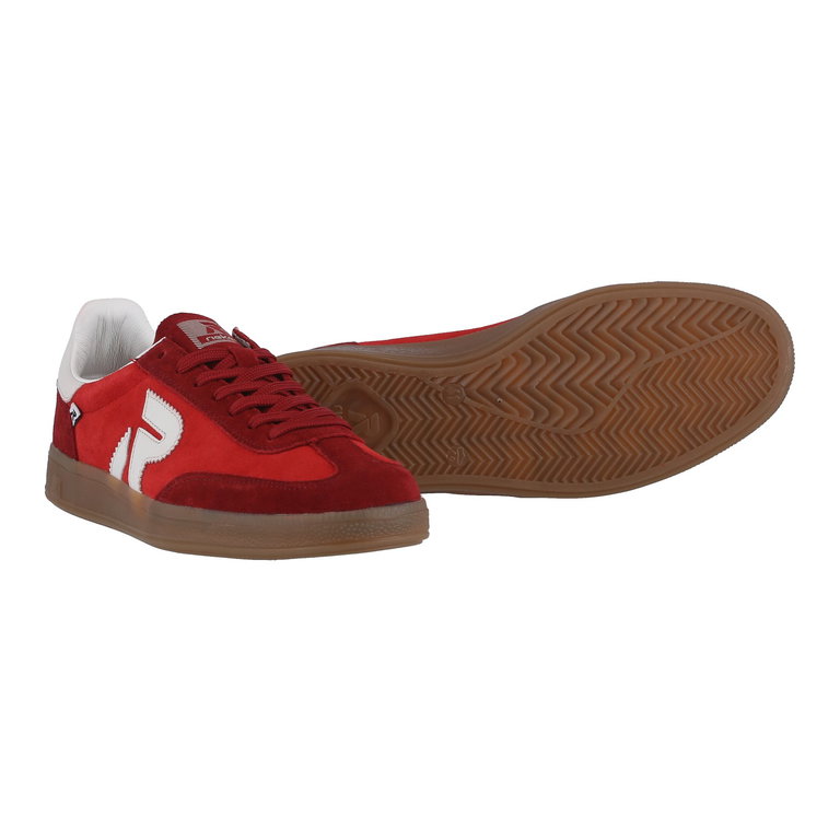 Sneaker Rieker San Diego (skóra gładka) czerwony damski
