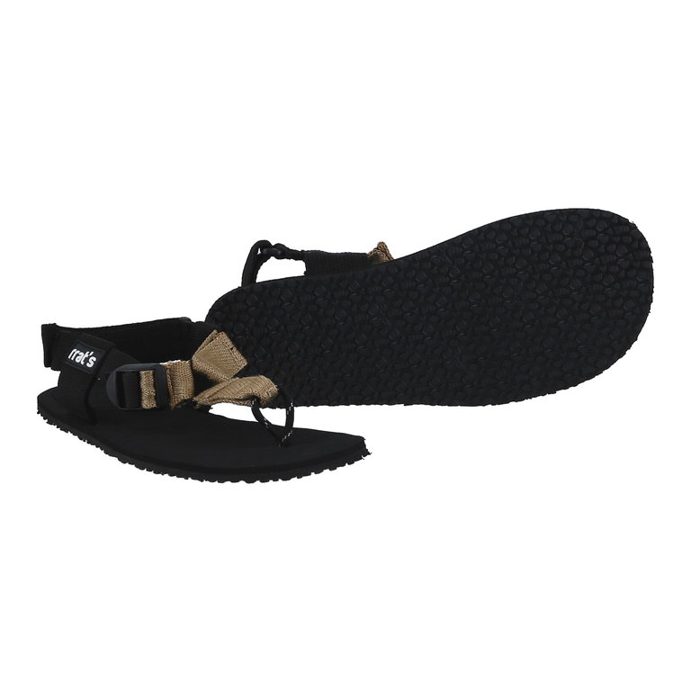 rrats Sandale Y-Minimal schwarz/beige