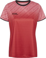 RSL Sport-Shirt Raptor (100% Polyester, comfortable fit) red Women