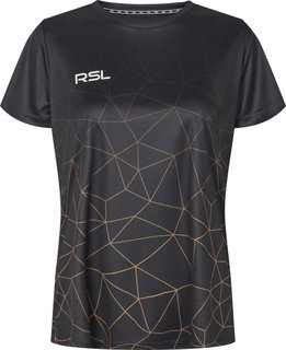 RSL Sport-Shirt Jane (100% Polyester, schnelltrocknend) schwarz Damen