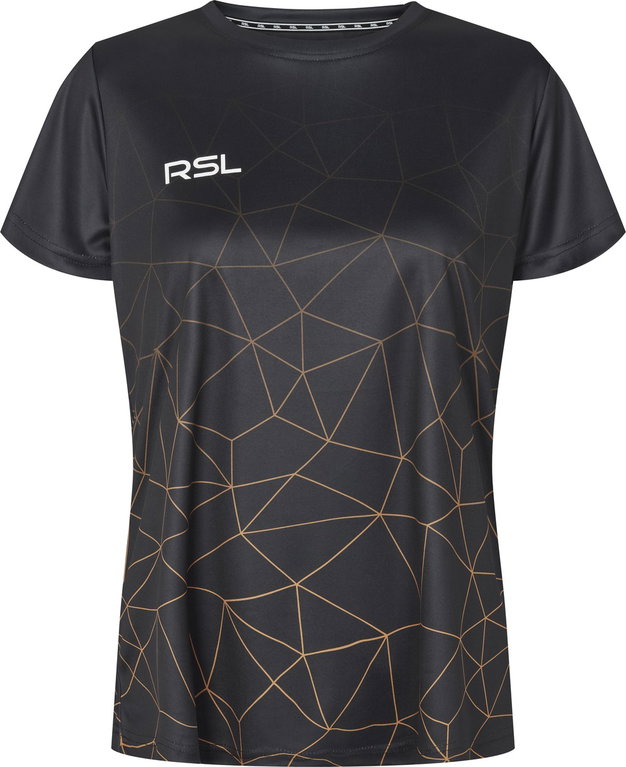 RSL Sport-Shirt Jane (100% Polyester, schnelltrocknend) schwarz Damen
