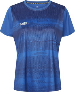 RSL Sport-Shirt Sue (100% Polyester, atmungsaktiv) blau Damen