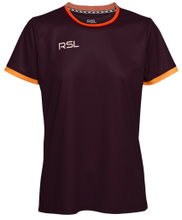 RSL Sport Shirt Draco (100% Polyester, breathable) wine red ladies