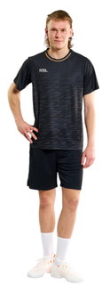 RSL Sport-Tshirt Libra (100% Polyester, bequeme Passform) schwarz Herren