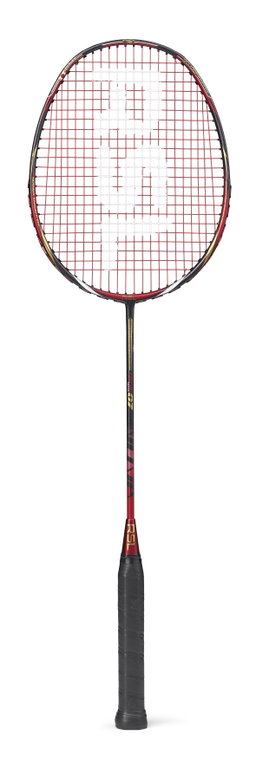 RSL Badmintonschläger Nova 07 (ausgewogen, mittel) schwarz/rot - besaitet -