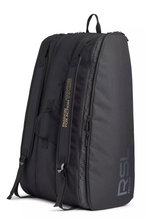 RSL Badminton-Racketbag Pro Line X12 (Schlägertasche, 3 Hauptfach) schwarz 12er