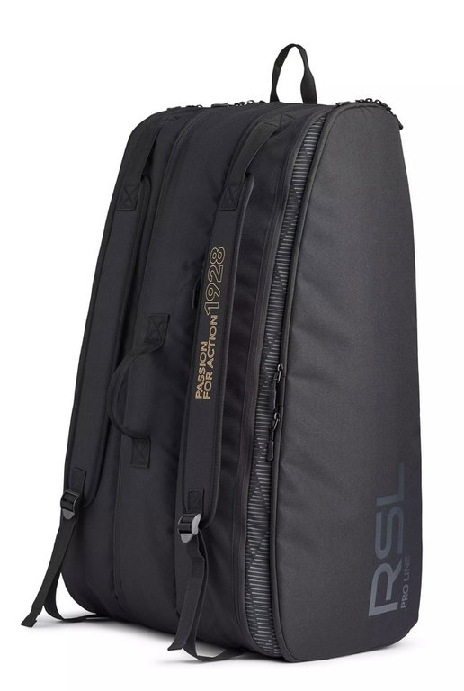 RSL Badminton Racketbag Pro Line X12 (Racket bag, 3 main compartments) black 12-pack