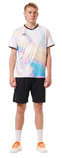 RSL Sport-Tshirt River (100% Polyester, bequeme Passform) weiss/bunt Herren