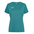RSL Sport-Shirt Shanon (100% Polyester, dehnbar und leicht) grün/blau Damen