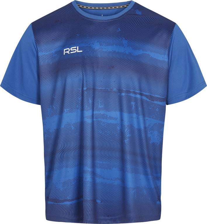RSL Sport-Tshirt Donatello (100% Polyester, atmungsaktiv) blau Herren