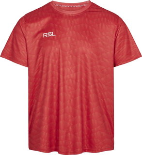 RSL Sport-Tshirt Leonardo (100% Polyester, atmungsaktiv) rot Herren