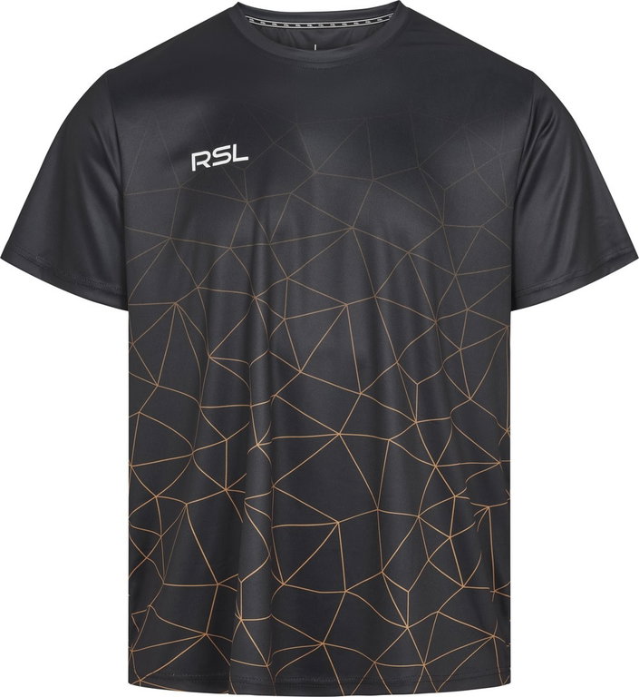 RSL Sport-Tshirt Ian (100% Polyester) schwarz Herren