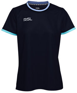 RSL Sport-Shirt Vela (100% Polyester, atmungsaktiv) navyblau Damen