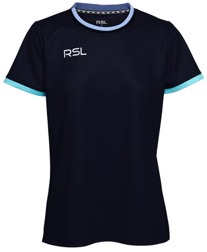 RSL Sport-Shirt Vela (100% Polyester, atmungsaktiv) navyblau Damen