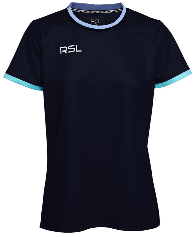 RSL Sport-Shirt Vela (100% Polyester, atmungsaktiv) navyblau Damen
