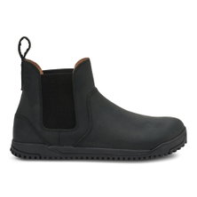 Xero Shoes Minimal-Stiefel Ridgeway Chelsea (Vollnarbenleder, leicht) schwarz Herren