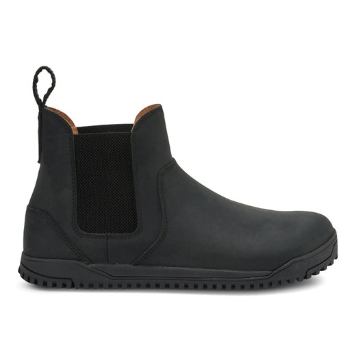 Xero Shoes Minimal-Stiefel Ridgeway Chelsea (Vollnarbenleder, leicht) schwarz Herren