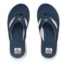Reef Zehensandalen Fanning+ (integrierter Flaschenöffner) navyblau/oat Herren