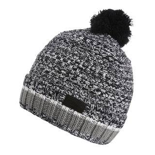 Regatta Strickmütze Davion V mit Bommel schwarz Herren