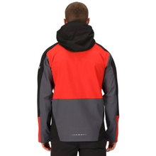 Regatta Regenjacke Bosfield (wasserdicht, atmungsaktiv) schwarz/rot Herren