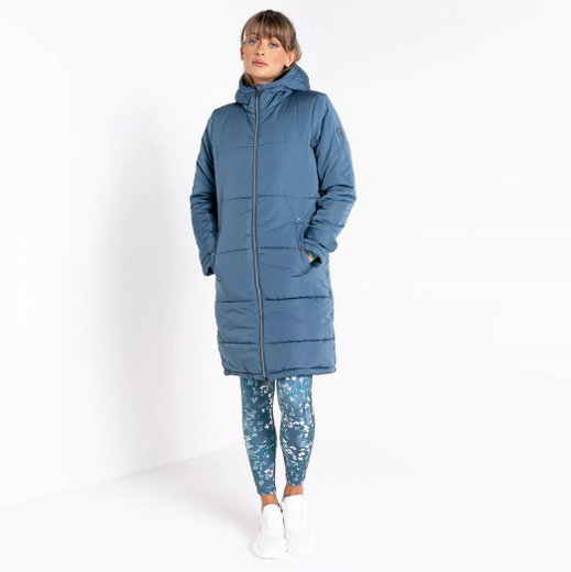 Dare2B Winter Puffer Jacket Reputable II (padded jacket, waterproof) blue Women