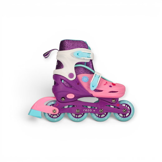 Rezo Inline Skates Hana Jr (Kugellager: ABEC 3) violett/pink Mädchen