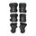 Rezo Schutzausrüstung Daewon Kids Protectors (Knieschoner, Ellbogenschützer, Handgelenkschutz) - Kinder 3er Set