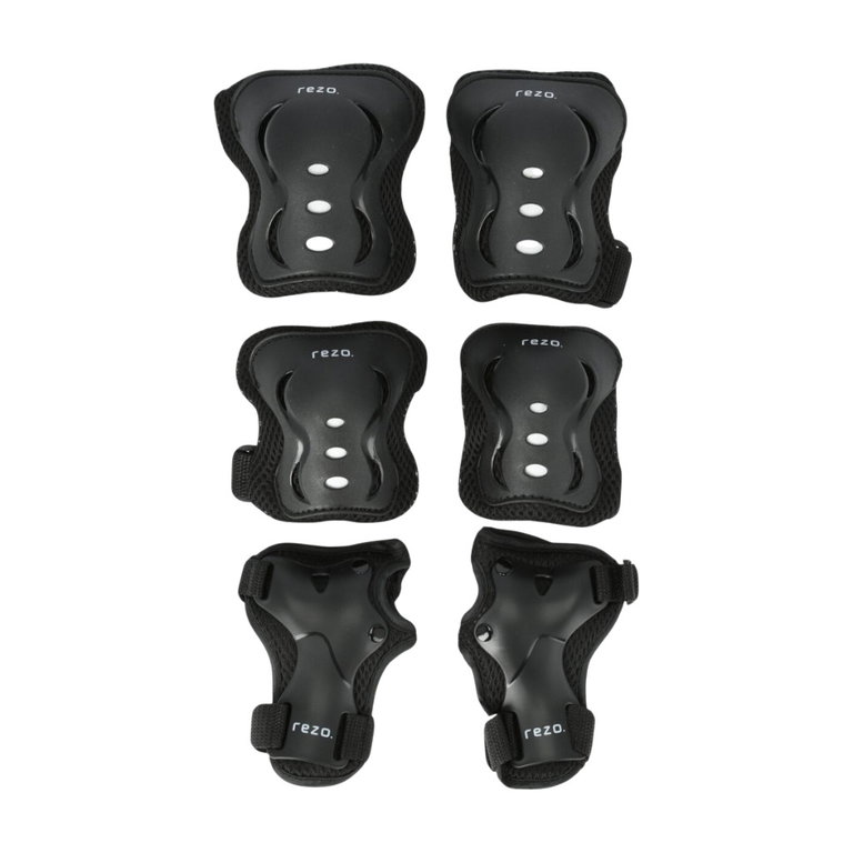 Rezo Protective Gear Daewon Kids Protectors (Knee Pads, Elbow Pads, Wrist Guards) - Children's 3-Piece Set