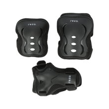 Rezo Protective Gear Daewon Kids Protectors (Knee Pads, Elbow Pads, Wrist Guards) - Children's 3-Piece Set