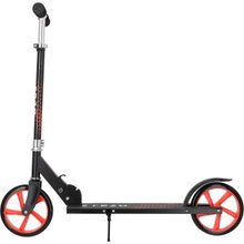 Rezo Scooter 200mm Sports (aufklappbarer Roller, Kugellager: ABEC 5-Carbon) schwarz/rot - Kinder