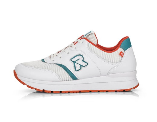 Rieker Sneaker R-Evolution (Glattleder) 40801 weiss/darkcyan Damen
