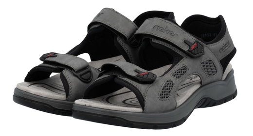 Rieker Trekkingsandale 26955 grau Herren