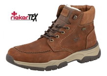Rieker Winterstiefel 31240-22 (Schnürstiefel mit Rauhleder Matieral) braun Herren