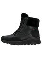 Botki zimowe Rieker Evolution W0063-00 (botki z bocznym zamkiem błyskawicznym i podszewką) czarne damskie