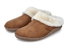 Rieker Slippers 66390-60 (Leather Sole) Brown Women