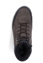 Rieker winter boots 03640-25 (lace-up boots with lining, synthetic leather) brown men's