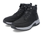 Rieker winter boots 11020-00 (lace-up boots with suede material) carbon grey/black men's