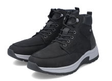 Rieker Winterschuhe 11020-00 (Schnürstiefel mit Rauhleder Matieral) schwarz/carbongrau Herren