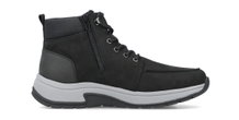 Rieker Winterschuhe 11020-00 (Schnürstiefel mit Rauhleder Matieral) schwarz/carbongrau Herren