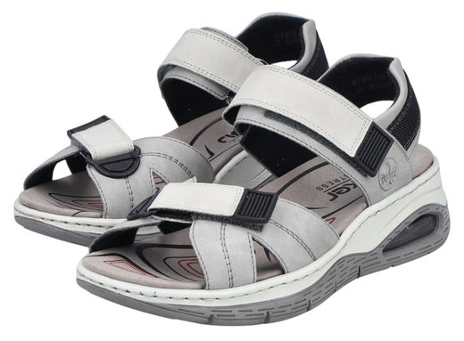 Rieker Sandale 67651 grau Damen