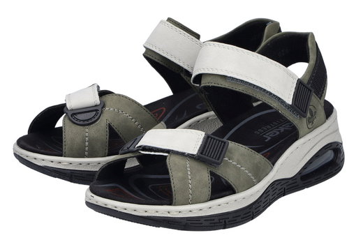Rieker Sandale 67651 grün Damen