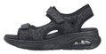 Rieker Sandale 67666 schwarz/grau Damen