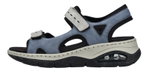 Rieker Sandale 67666 blau/grau Damen