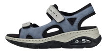 Rieker Sandale 67666 blau/grau Damen