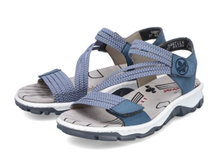 Rieker Trekkingsandalen 68871 blau Damen