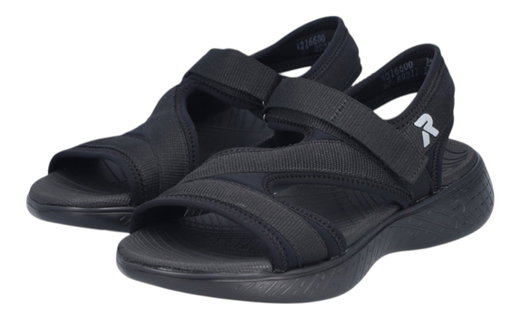Rieker Sandale V2166 schwarz Damen